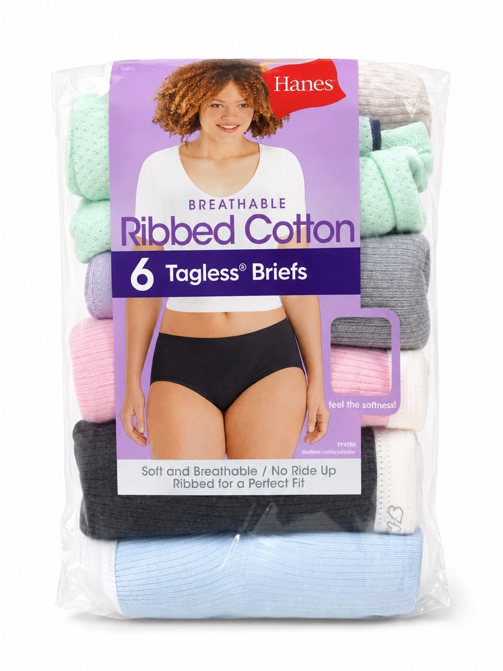 Hanes Ribbed Cotton Tagless Briefs